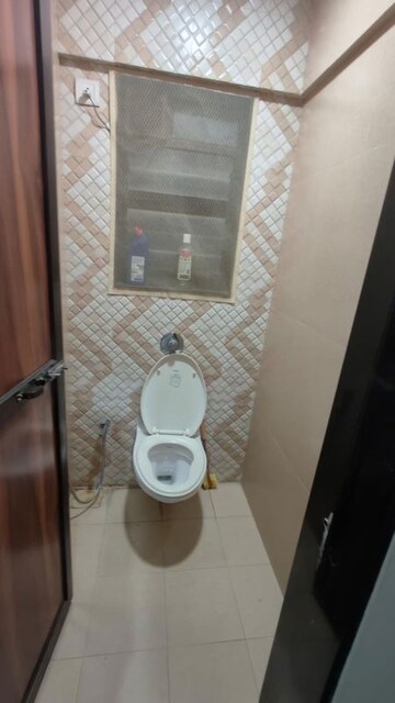 Bathroom in 3 BHK Apartment at Om Malaygiri CHS, Borivali East – for Rent