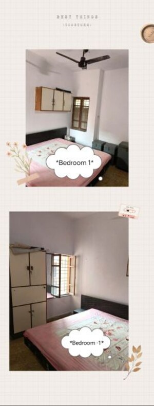 Master Bedroom in 2 BHK Apartment at Naranpura – for Rent