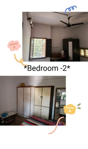 Living Room in 2 BHK Apartment at Naranpura – for Rent