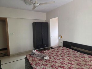 Bedroom in 3 BHK Apartment at Dynamix Shagun Mall Tower, Malad East – for Rent