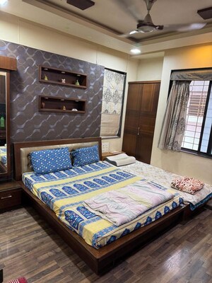 Bedroom in 3.5 BHK Penthouse at Kharadi – for Rent