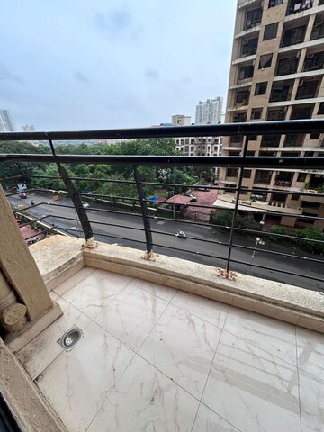 Balcony in 2 BHK Apartment at K Raheja Heights, Malad East – for Rent