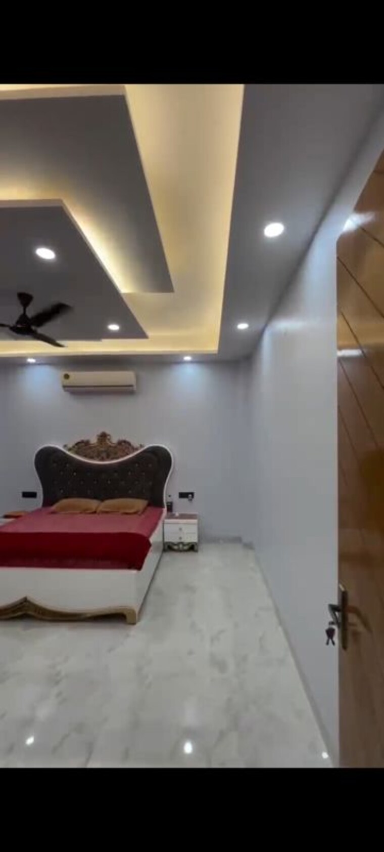 Master Bedroom, bptp-parkland 4 Bedroom 350 Sq.Yd. Builder Floor In Sector 75 Faridabad 9945520