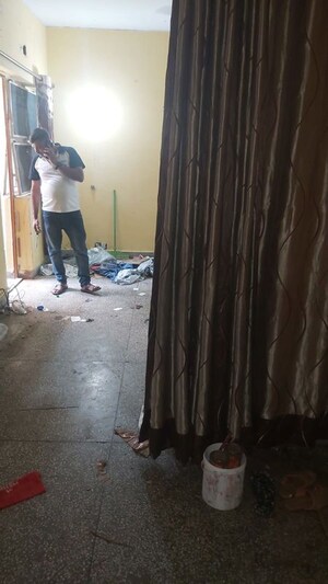 Building Lobby in 3.5 BHK Apartment at Mayur Vihar – for Sale