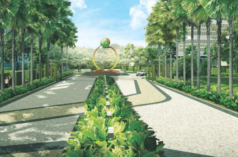 Garden, indiabulls-blu 3 Bedroom 1670 Sq.Ft. Apartment In Worli Mumbai 9945935