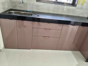Kitchen in 1 BHK Apartment at K M Horizon Palms, Owale – for Rent