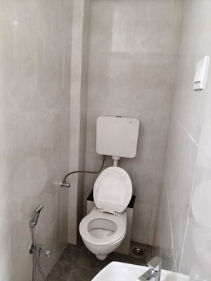 Bathroom in 1 BHK Apartment at K M Horizon Palms, Owale – for Rent