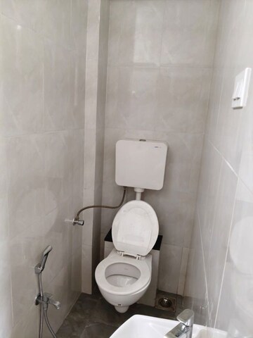 Bathroom in 1 BHK Apartment at K M Horizon Palms, Owale – for Rent