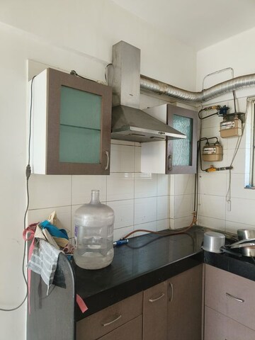 Kitchen in 3 BHK Apartment at Manav Silver Skyscapes, Wakad – for Rent