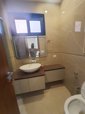 Bathroom in 3 BHK Builder Floor at Nehru Place – for Rent