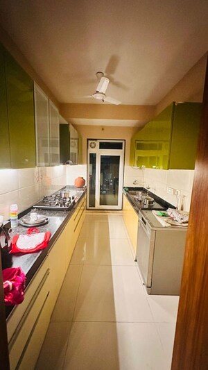 Kitchen in 3 BHK Apartment at Rustomjee Urbania Azziano, Thane West – for Rent