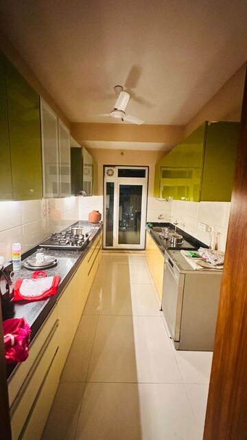 Kitchen in 3 BHK Apartment at Rustomjee Urbania Azziano, Thane West – for Rent