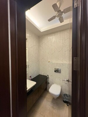 Bathroom in 2 BHK Builder Floor at Panchsheel Enclave – for Rent