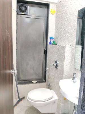 Attached Bathroom in 1 BHK Apartment at UK Iridium, Kandivali East – for Rent