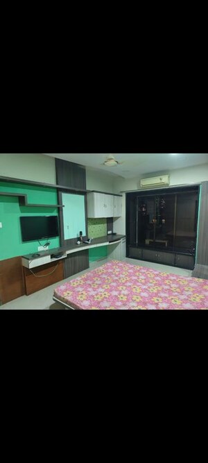 Bedroom in 2 BHK Apartment at Chandak Harmony, Borivali East – for Rent