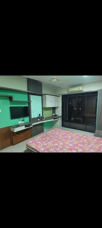 Bedroom in 2 BHK Apartment at Chandak Harmony, Borivali East – for Rent