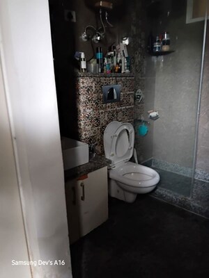 Bathroom in 1 BHK Builder Floor at Hauz Khas – for Rent