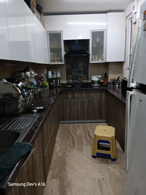 Kitchen in 1 BHK Builder Floor at Hauz Khas – for Rent