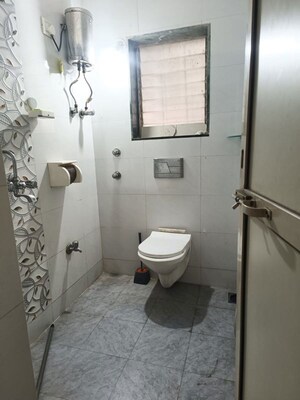 Bathroom in 2 BHK Apartment at Chetwani Swastik Garden, Pokhran Road No Two – for Rent