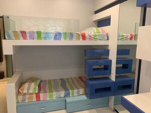 Master Bedroom in 3 BHK Apartment at Kumar Princetown, Undri – for Rent