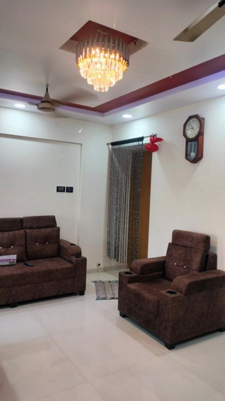 Living Room, shree-signature-park 2 Bedroom 900 Sq.Ft. Apartment In Wakad Pune 9946169