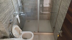 Bathroom in 4 BHK Apartment at Dynamix Woodlands Apartment, Malad East – for Rent