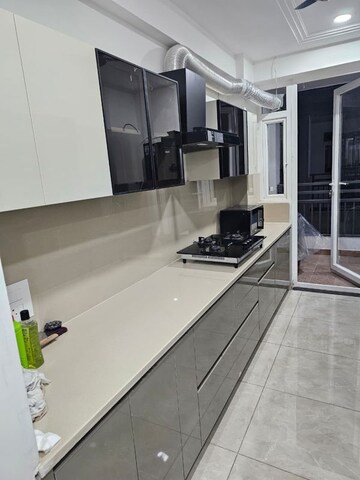 Kitchen in 3 BHK Builder Floor at Essentia Homes, Vip Road – for Rent