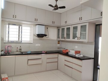 Kitchen in 3 BHK Apartment at Rajapushpa Provincia, Narsingi – for Rent