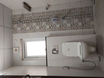 Bathroom in 3 BHK Apartment at Rajapushpa Provincia, Narsingi – for Rent