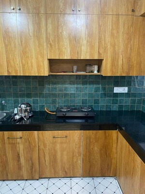 Kitchen in 1 BHK Apartment at The Retreat Gurgaon, Sector 41 – for Rent