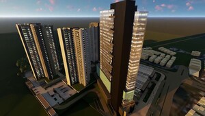 3 BHK Apartment – Exterior View View at Solitaire World, Bibwewadi - for Sale