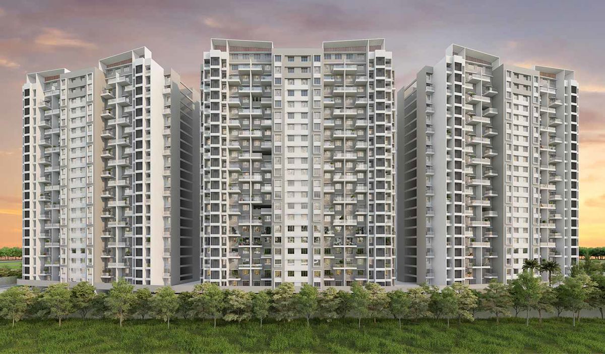 3 BHK + Servant Room 1100 Sq.Ft. Apartment in Goel Ganga Serio