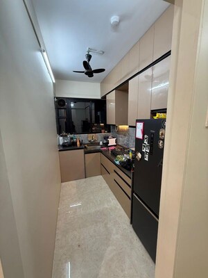 Kitchen in 3 BHK Apartment at Raheja Sherwood, Goregaon East – for Rent