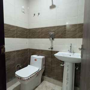 Bathroom in 2 BHK Builder Floor at Palm Residency Chhatarpur, Rajpur Khurd Extension – for Rent