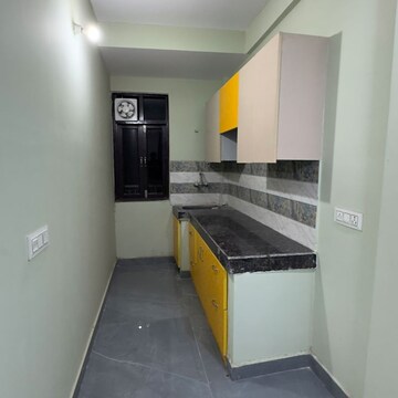 Kitchen in 2 BHK Builder Floor at Palm Residency Chhatarpur, Rajpur Khurd Extension – for Rent