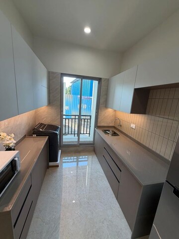 Kitchen in 3 BHK Apartment at Lodha Sterling Tower K, Kolshet Road – for Rent