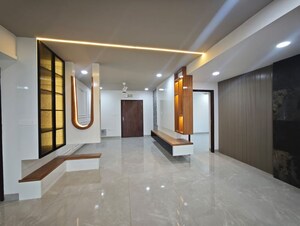 Living Room in 3 BHK Apartment at Hallmark Skyrena, Narsingi – for Rent