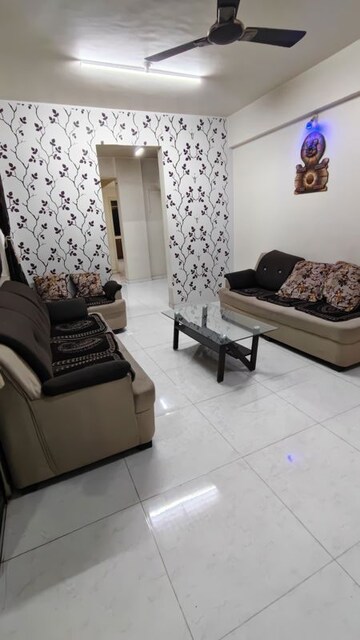 Living Room in 1 BHK Apartment at Parmar Residency, Kondhwa – for Rent