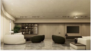 Living Room in 4 BHK Apartment at Lodha Kiara, Worli – for Sale