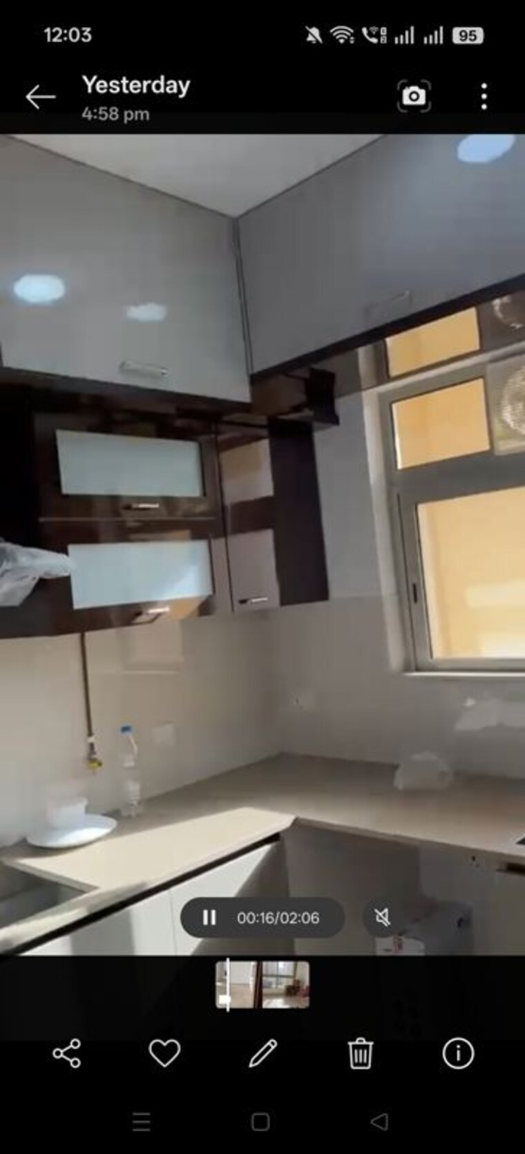 Kitchen, hiranandani-delanna 2 Bedroom 702 Sq.Ft. Apartment In Ghodbunder Road Thane 9946490