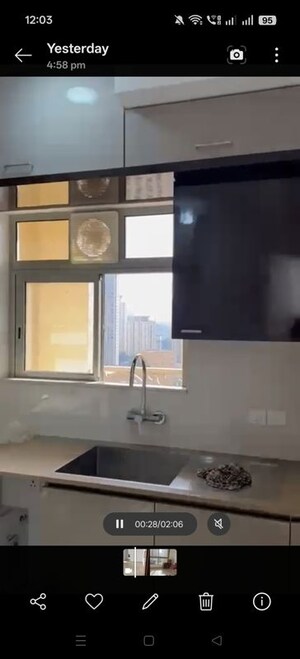 Kitchen in 2 BHK Apartment at Hiranandani Delanna, Ghodbunder Road – for Rent