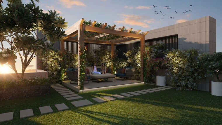 Garden, elixir-divine-meadows 2 Bedroom 1050 Sq.Ft. Builder Floor In Sector 108 Noida 9946513