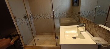 Bathroom in 4 BHK Builder Floor at Defence Colony – for Rent