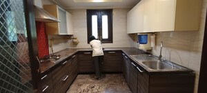 Kitchen in 4 BHK Builder Floor at Defence Colony – for Rent