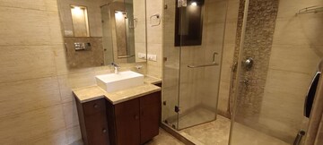 Bathroom in 4 BHK Builder Floor at Defence Colony – for Rent