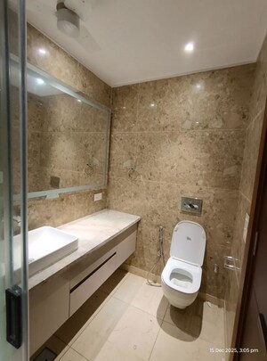 Bathroom in 3 BHK Builder Floor at Jangpura – for Rent