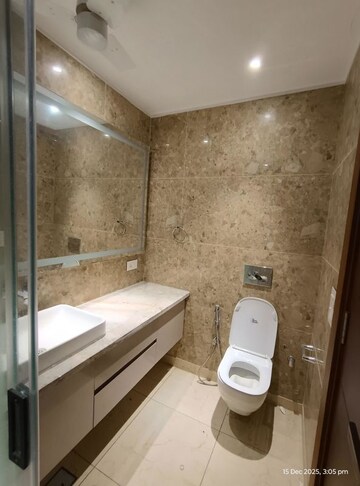 Bathroom in 3 BHK Builder Floor at Jangpura – for Rent