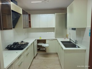 Kitchen in 3 BHK Builder Floor at Jangpura – for Rent