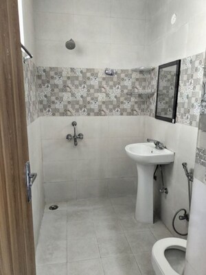Bathroom in 3 BHK Builder Floor at Ansal Sushant Lok I, Sector 43 – for Rent