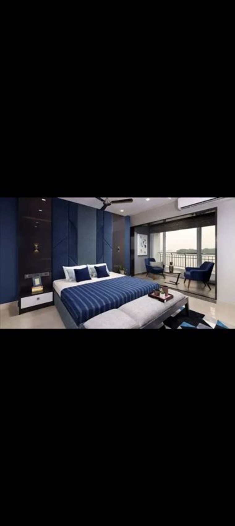 Bedroom, raunak-white-house 4 Bedroom 1925 Sq.Ft. Apartment In Kolshet Thane 9946554